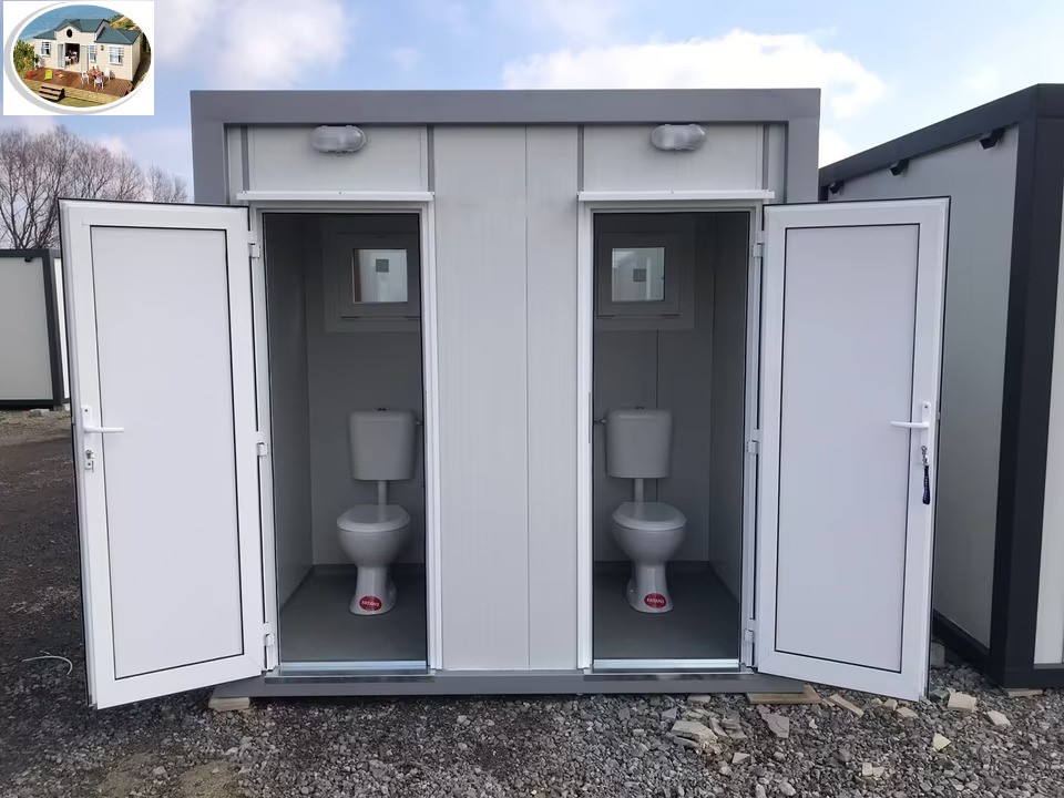 36d698ef-253f-47a7-9dc4-140b05617c18 CONTENEUR SANITAIRE / CONTENEUR BUREUA CLAISSIC LINE 3,4 m² CONTENEUR WC, 143 cm x 240 cm x 240 cm – Image 2